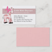 Tagesbetreuung-Visitenkarten Visitenkarte (Vorne/Hinten)