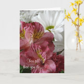 Tagesblut des Verwaltungspersonals Karte (Gelbe Blume)