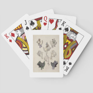 Tagesbonnets, Modeplatte von Ackermann's Reposi Spielkarten