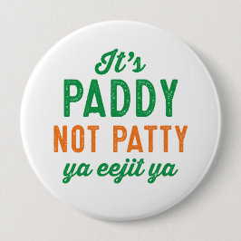 TagesButton Paddynicht Patty lustigen St Patrick Button