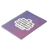 Tageschrift Psalm 147:3 Notizblock (Linke Seite)