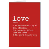 Tagesdefinition der Liebe (Vorne)