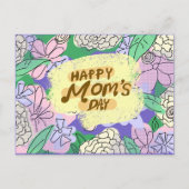 Tagesdesign der Mutter Postkarte (Vorderseite)