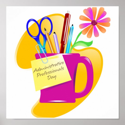 Tagesdesign für Führungskräfte Poster (Vorne)