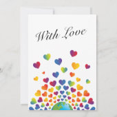 Tagesdesign für Minimalistische Mütter Einladung (Rückseite)