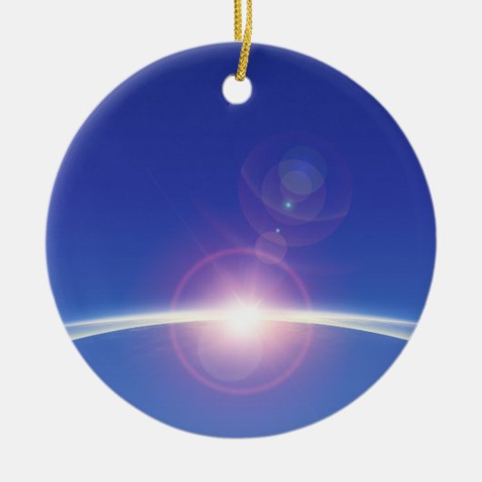 Tagesfeier Keramik Ornament (Vorne)