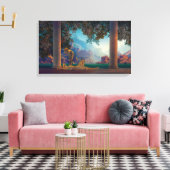 Tagesfeier | Maxfield Parrish | Leinwanddruck (Insitu (Wohnzimmer))