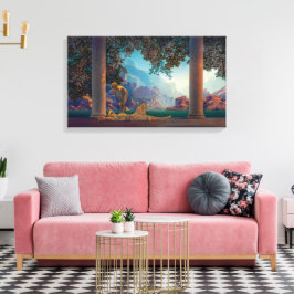 Tagesfeier | Maxfield Parrish | Leinwanddruck