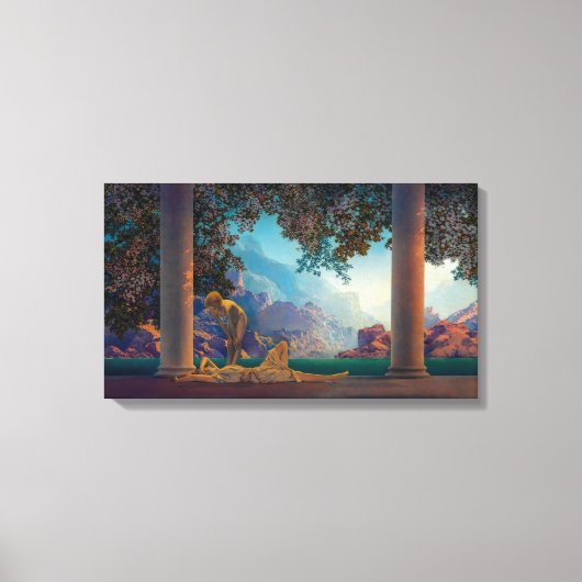 Tagesfeier | Maxfield Parrish | Leinwanddruck (Vorderseite)