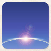 Tagesfeier Rechteckiger Pappuntersetzer (Vorderseite)