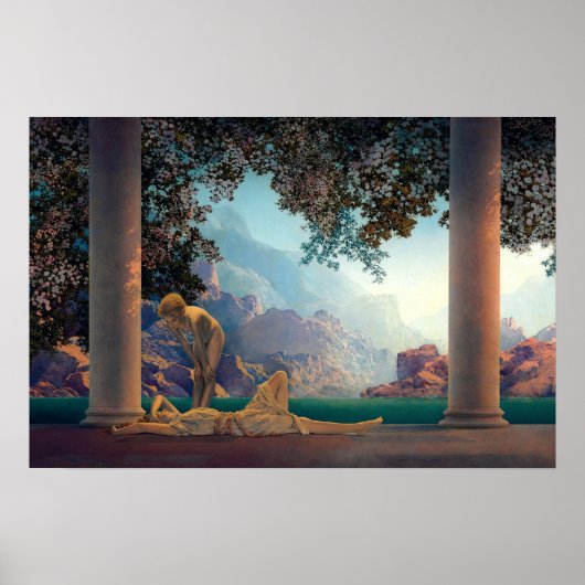 Tagesfeier von Maxfield Parrish 1922 Poster (Vorne)