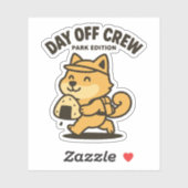 Tagesfreizeit-Crew  Aufkleber (Blatt)