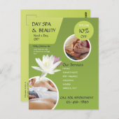 Tagesgeschäft WELLNESS-CENTER Postkarte (Vorne/Hinten)