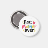 Tagesgeschenk der besten Mütter Magnet (Vorderseite/Rückseite)