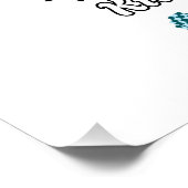 Tagesgeschenk des eigenen Vaters, Vater-Ente Poster (Ecke)