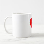 Tagesgeschenk des roten Herzvaters Kaffeetasse (Links)