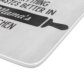 Tagesgeschenk für benutzerdefinierte Mutter Schneidebrett (Ecke)