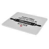 Tagesgeschenk für benutzerdefinierte Mutter Schneidebrett (Ecke)