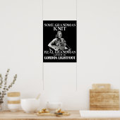 Tagesgeschenk für echte Grandmas Gordon Lightf Poster (Küche)