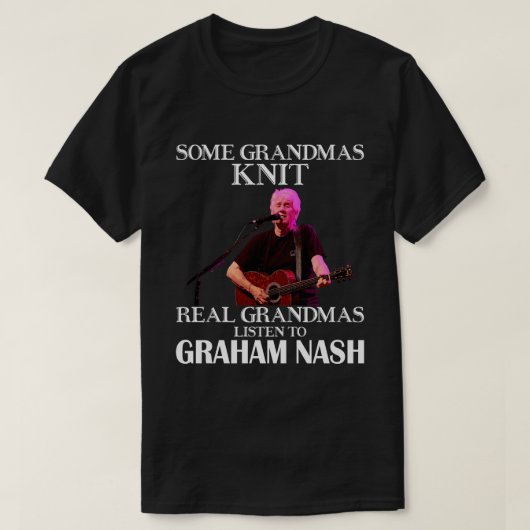 Tagesgeschenk für echte Grandmas: Graham Nash T-Shirt (Design vorne)