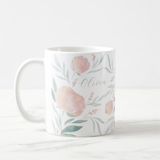 Tagesgeschenk für hübsche Pfirsichmutter Kaffeetasse (Links)