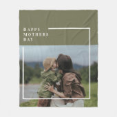 Tagesgeschenk für personalisierte Fotos Fleecedecke (Vorderseite)