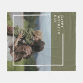Tagesgeschenk für personalisierte Fotos Fleecedecke (Vorderseite (Horizontal))