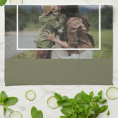 Tagesgeschenk für personalisierte Fotos Geschirrtuch (Gefaltet)