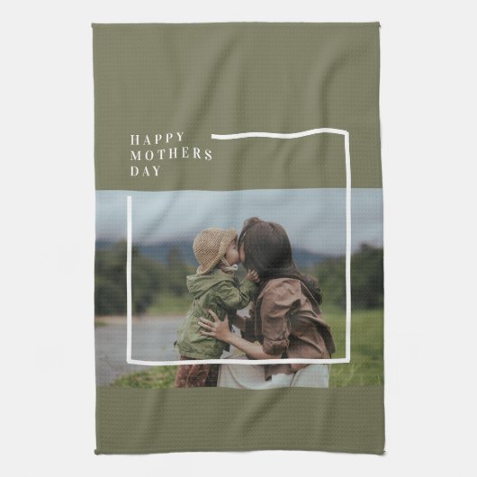 Tagesgeschenk für personalisierte Fotos Geschirrtuch (Vertikal)