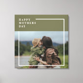 Tagesgeschenk für personalisierte Fotos Leinwanddruck (Vorderseite)