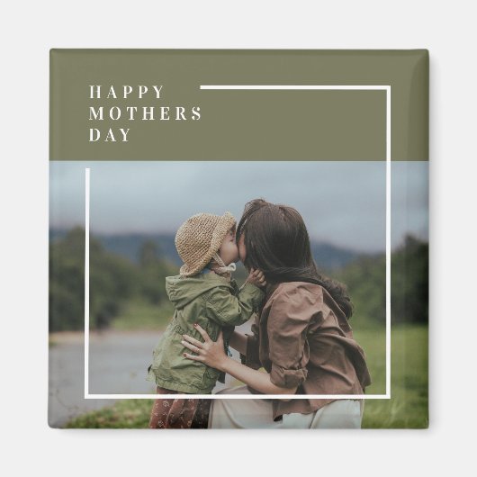 Tagesgeschenk für personalisierte Fotos Magnet (Vorne)