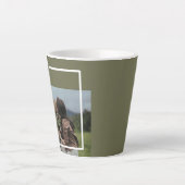 Tagesgeschenk für personalisierte Fotos Milchtasse (Vorderseite)