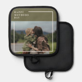 Tagesgeschenk für personalisierte Fotos Topflappen (Vorderseite/Rückseite)