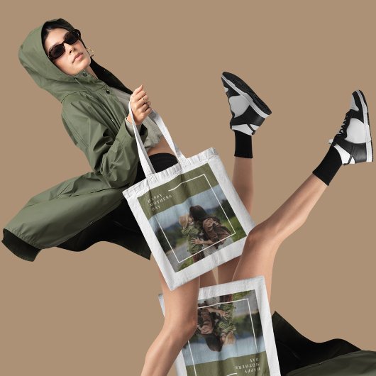 Tagesgeschenk für personalisierte Fotos Tragetasche