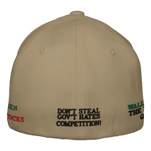 TAGESGESKÄFT, ABGABE - Maßgeschneidert Bestickte Kappe (Rückseite)