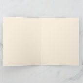 Tagesgestaltung der Erntedank, natürliche Blätter  Karte (Innenseite)