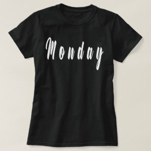 Tageshemd, Wochentag, Montagshemd, T-Shirt