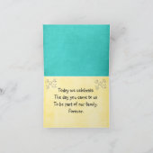 Tageskarte Adoption Karte (Innenseite)