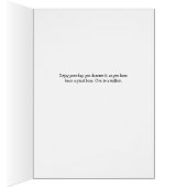 Tageskarte, Blume und Ballons (Innen (Rechts))