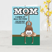 Tageskarte der Affen Karte (Gelbe Blume)