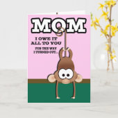 Tageskarte der Affen Karte (Gelbe Blume)