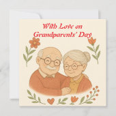 Tageskarte der Großeltern Einladung (Vorderseite)