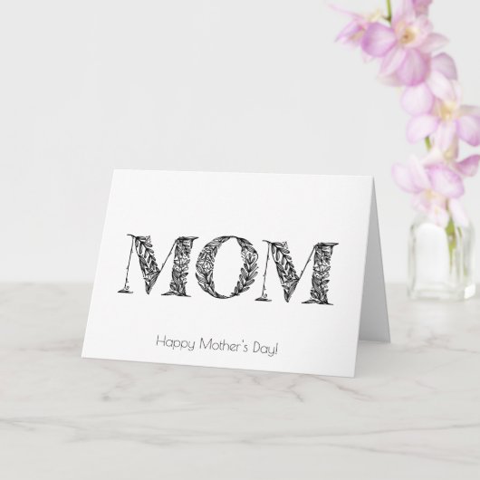 Tageskarte der Mama Karte (Orchidee)