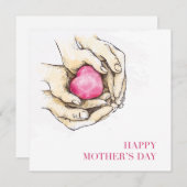 Tageskarte der Mutter - Grüße Karte (Vorne/Hinten)