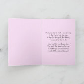 Tageskarte der Mutter mit künstlerischen Modernen Karte (Innenseite)