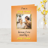 Tageskarte der Mütter von der erwachsenen Tochter  Karte (Gelbe Blume)