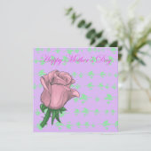 Tageskarte der Rose Feiertagskarte (Stehend Vorderseite)