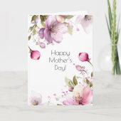 Tageskarte der Vintagen Rose Karte (Vorderseite)