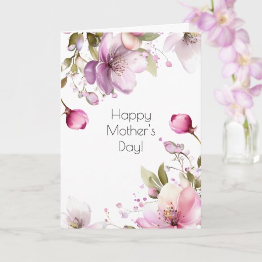 Tageskarte der Vintagen Rose Karte (Orchidee)