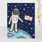 Tageskarte des Astronauten für die cosmische Mutte Karte (Gelbe Blume)